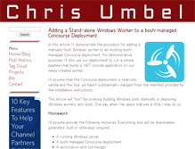 Tablet Screenshot of chrisumbel.com